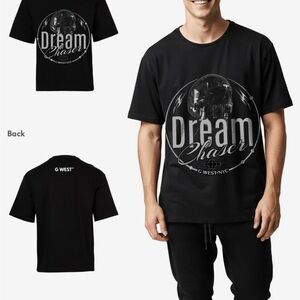 DREAMCHASER GWEST/UNISEX XL HEAVYWEIGHT COTTON GRAPHIC TEE OVERSIZED NIP